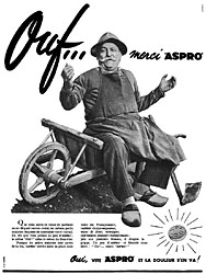 Publicité Aspro 1957