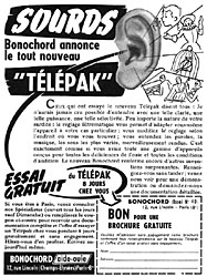 Publicité Bonochord 1954