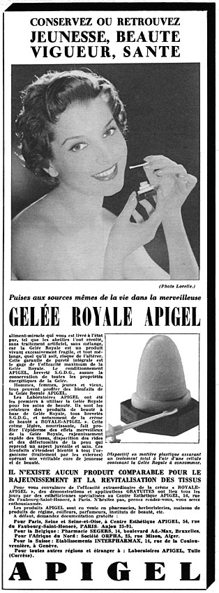Publicité GeleeRoyale 1954