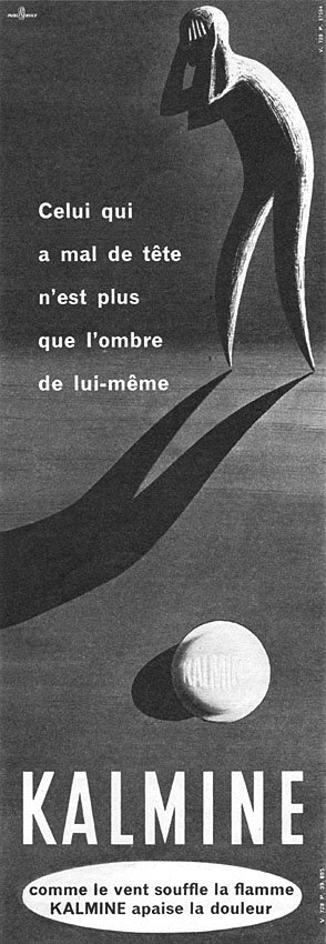 Publicité Kalmine 1960