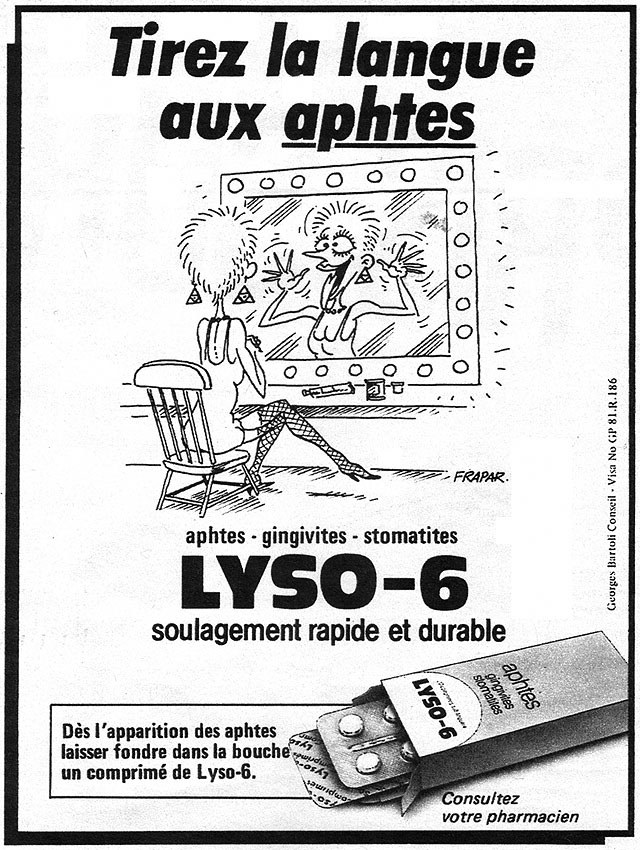 Publicité Lyso-6 1985