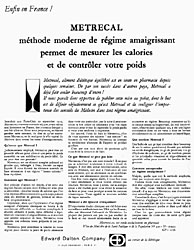 Marque Metrecal 1961