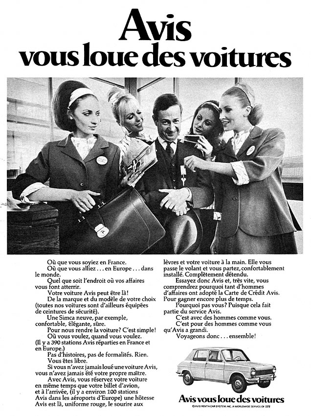 Publicité Avis 1970