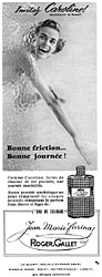 Publicité Roger & Gallet 1957