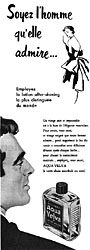 Publicité Aqua Velva 1953