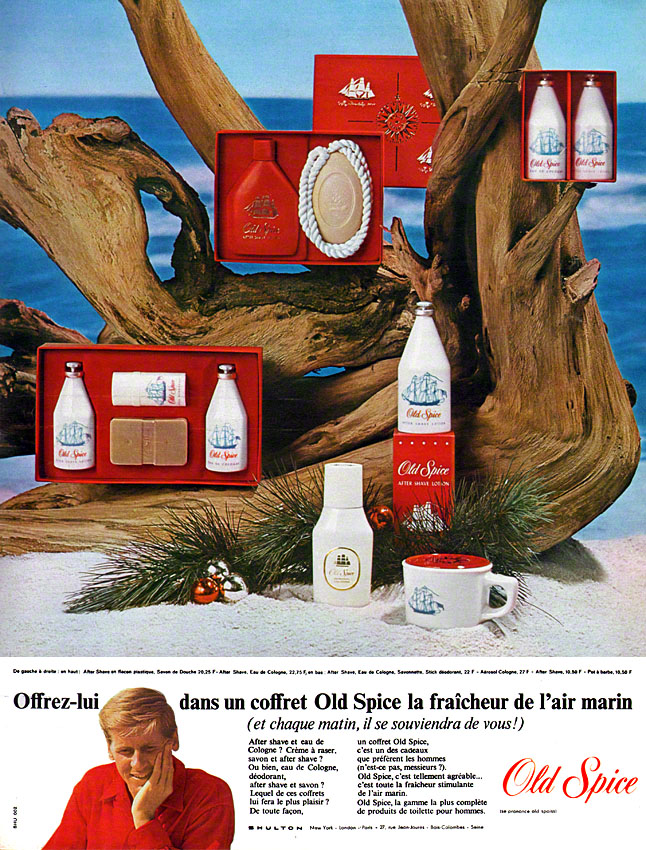Publicité Old Spice 1965