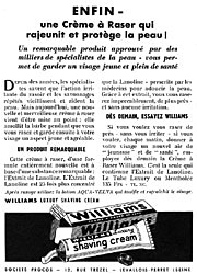 Publicit Williams 1950