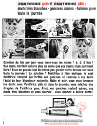 Publicit Pantifrice 1965