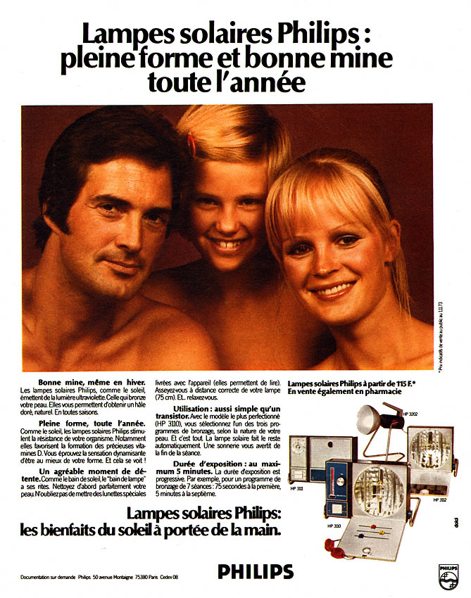 Publicité Philips 1974