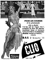 Publicité Clio 1957