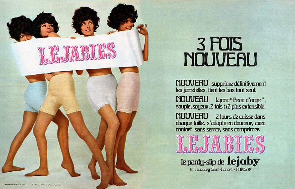 Publicité Lejaby 1968