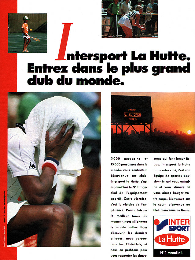 Publicité La Hutte 1987