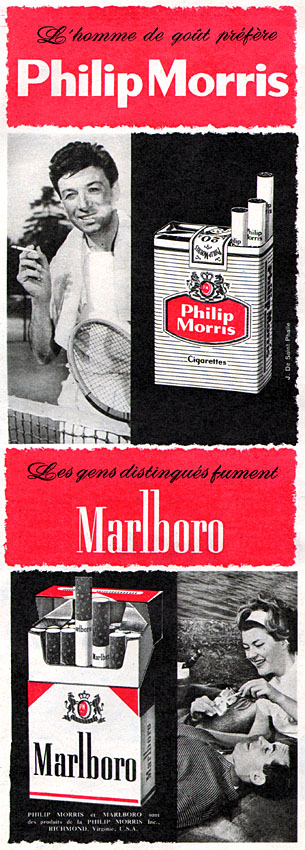 Publicité Marlboro 1960