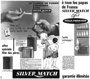 Publicit Silver Match 1962
