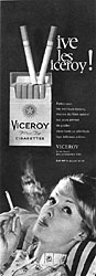 Publicité Viceroy 1960