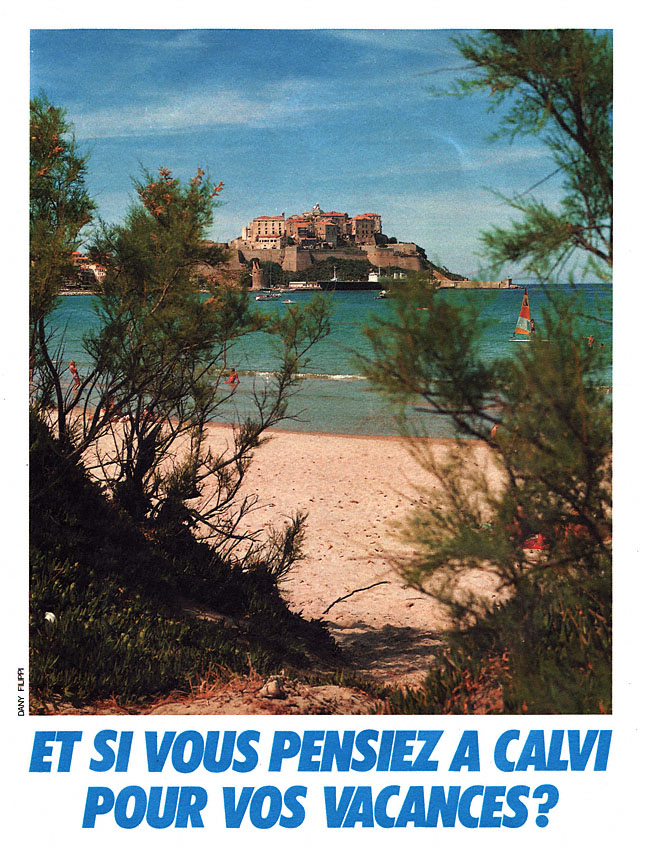 Publicité Corse 1987