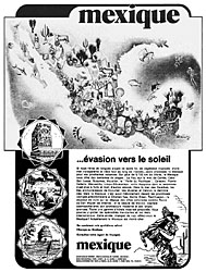 Publicité Mexique 1979