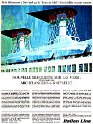 Publicit Italian line 1965