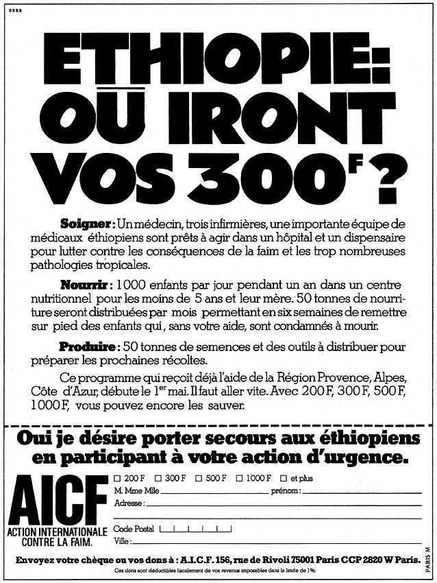 Publicité Solidarit 1985