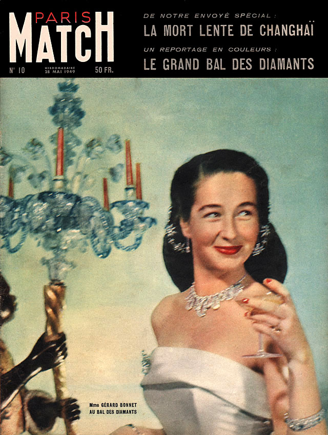 Couverture Paris match numro 10 de Mai 1949