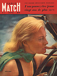 Couverture Paris Match numro 11 de Juin 1949