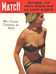 Couverture Paris Match numro 19 de Juillet 1949