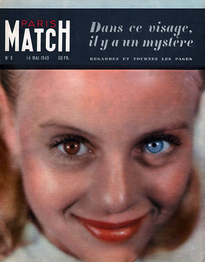 Couverture Paris match numro 8 de Mai 1949