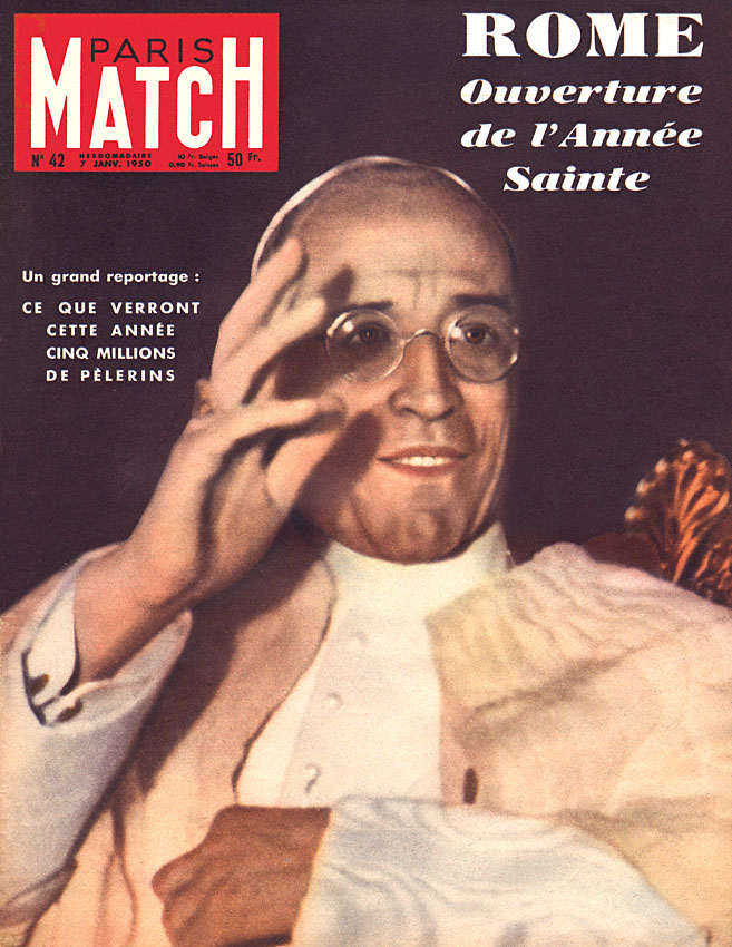 Couverture Paris match numro 42 de Janvier 1950