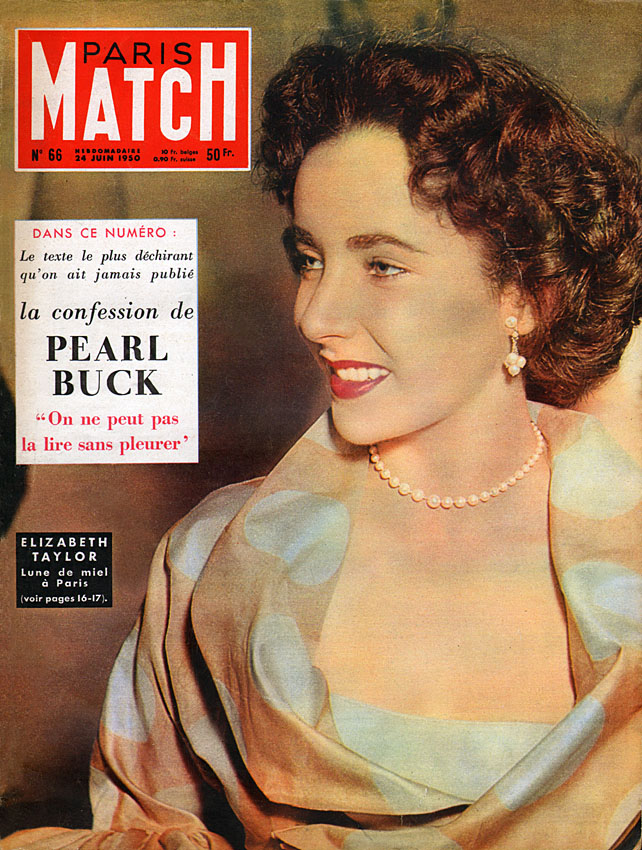 Couverture Paris match numro 66 de Juin 1950