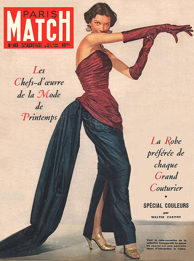 Couverture Paris match numéro 103 de Mars 1951