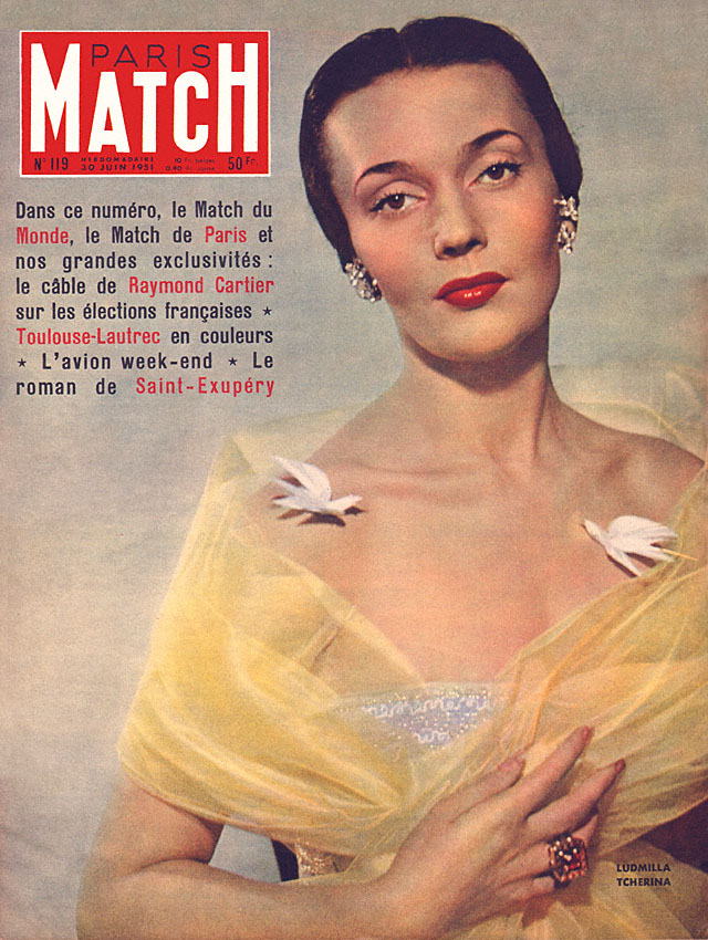 Couverture Paris match numéro 119 de Juin 1951