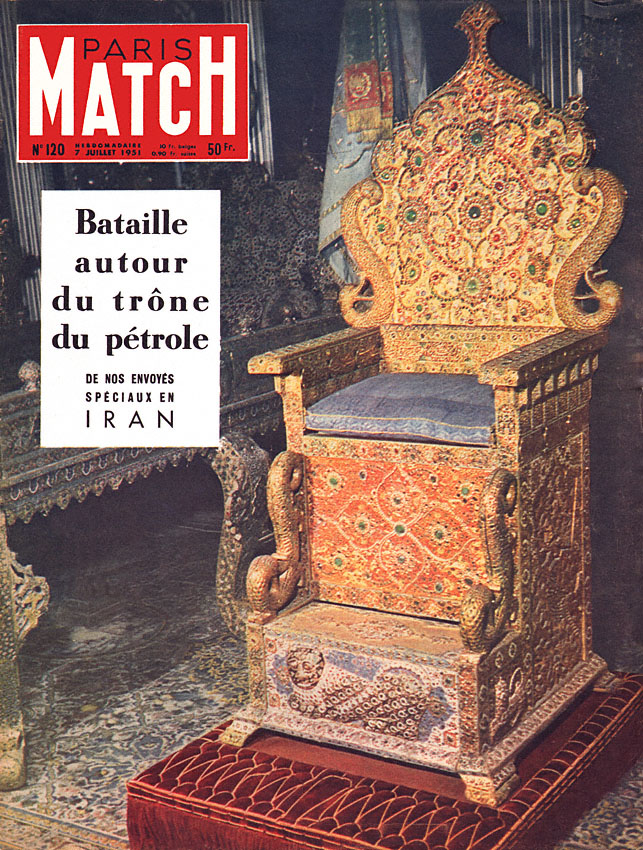 Couverture Paris match numéro 120 de Juillet 1951