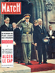 Couverture Paris Match numro 122 de Juillet 1951