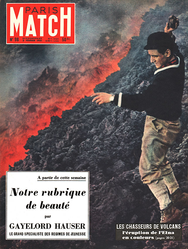 Couverture Paris match numro 98 de Fvrier 1951