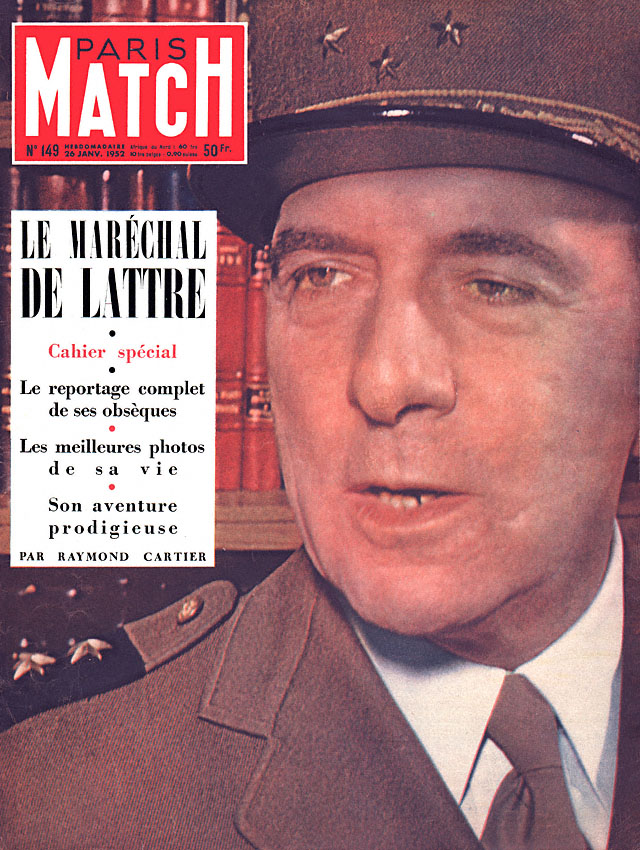 Couverture Paris match numro 149 de Janvier 1952