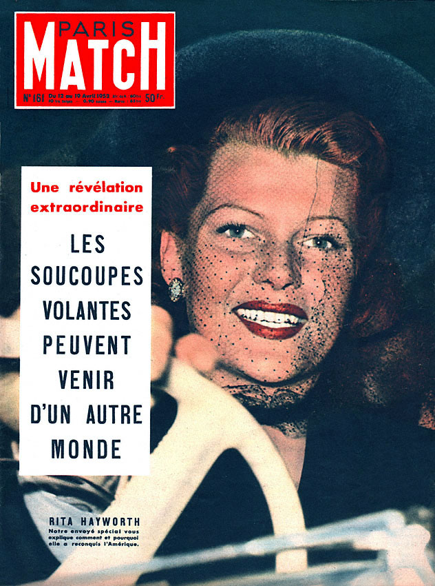 Couverture Paris match numro 161 de Avril 1952