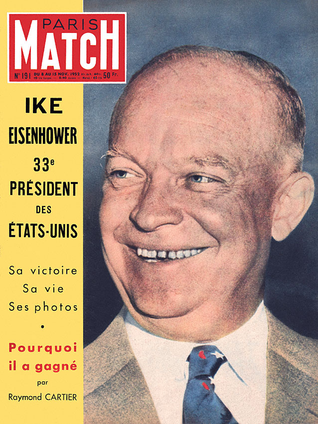 Couverture Paris match numro 191 de Novembre 1952