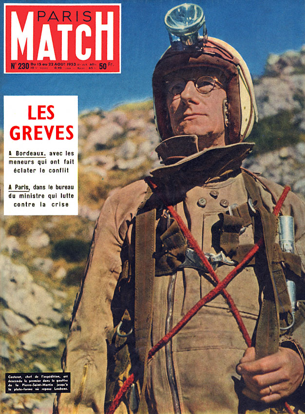Couverture Paris match numro 230 de Aot 1953