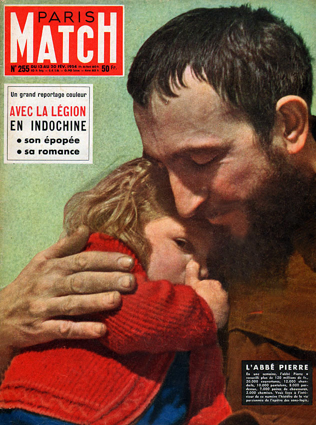 Couverture Paris match numéro 255 de Février 1954