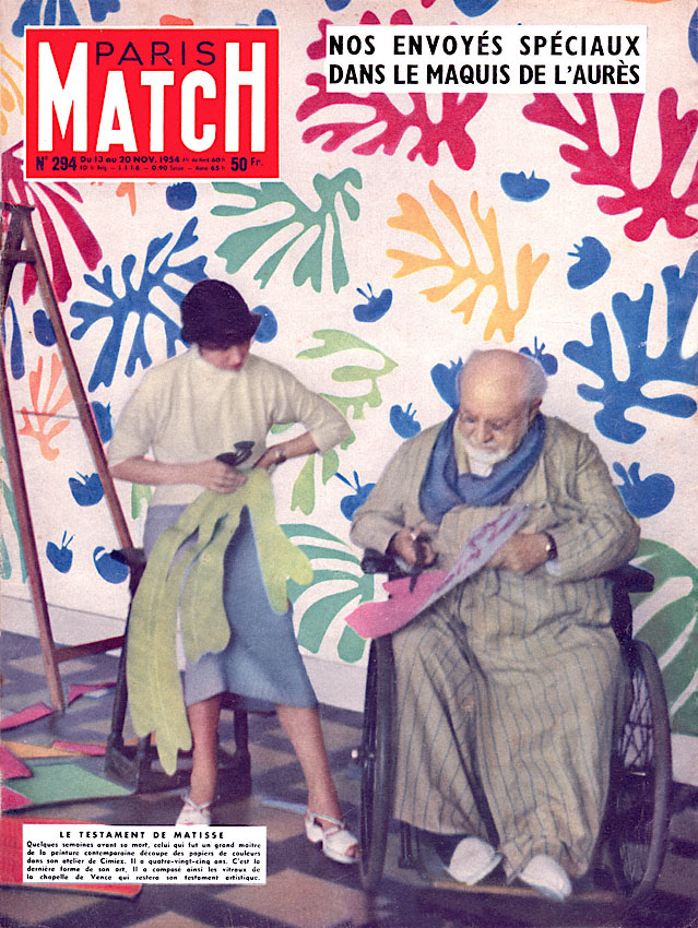 Couverture Paris match numro 294 de Novembre 1954