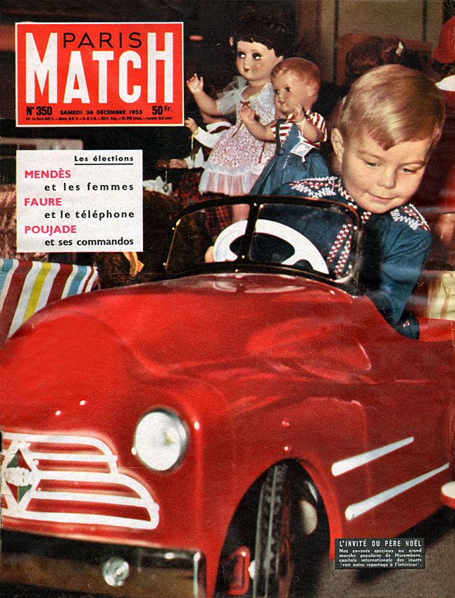 Couverture Paris match numéro 350 de Décembre 1955