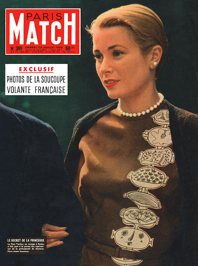 Couverture Paris match numro 381 de Juillet 1956