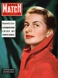 Couverture Paris Match numéro 413 de Mars 1957