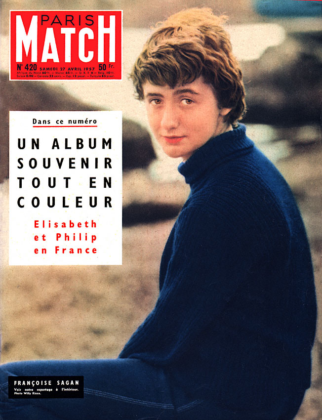 Couverture Paris match numro 420 de Avril 1957