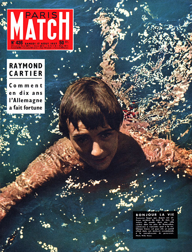 Couverture Paris match numro 436 de Aot 1957