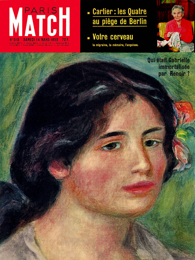 Couverture Paris match numro 518 de Mars 1959