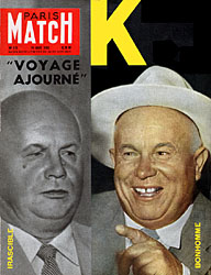 Couverture Paris Match numéro 571 de Mars 1960