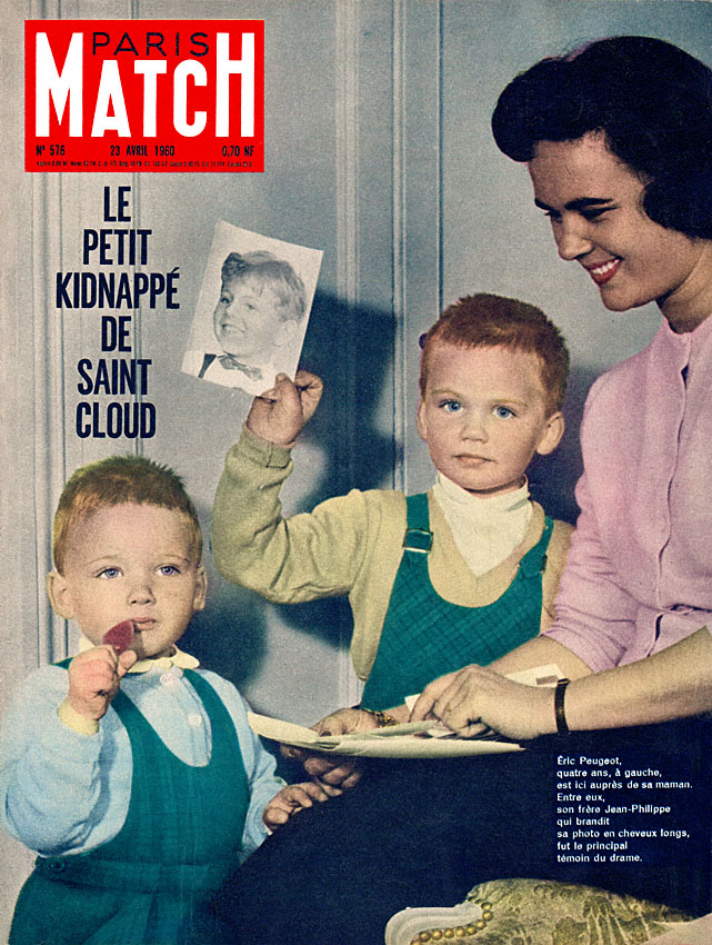 Couverture Paris match numéro 576 de Avril 1960