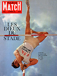 Couverture Paris Match numéro 596 de Septembre 1960