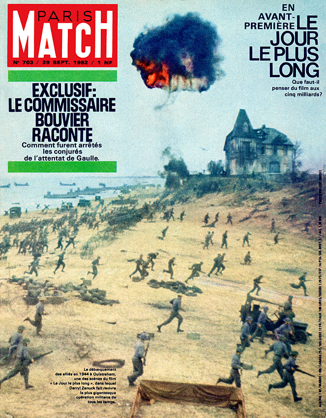 Couverture Paris match numro 703 de Septembre 1962